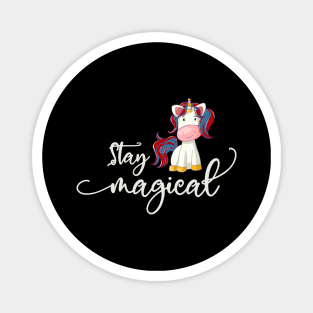 Christmas Unicorn: Stay Magical Magnet